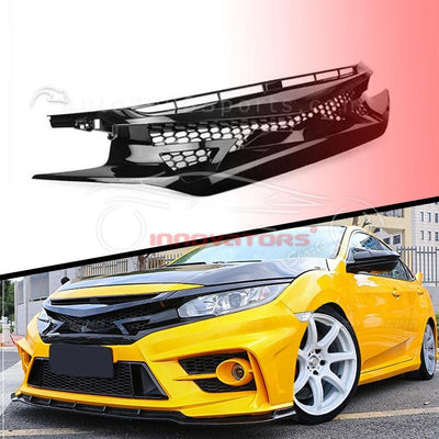 10th Gen Honda Civic Lambo Front Grill 2016-2021