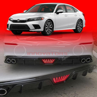 11th Generation Honda Civic Back Bumper Diffuser