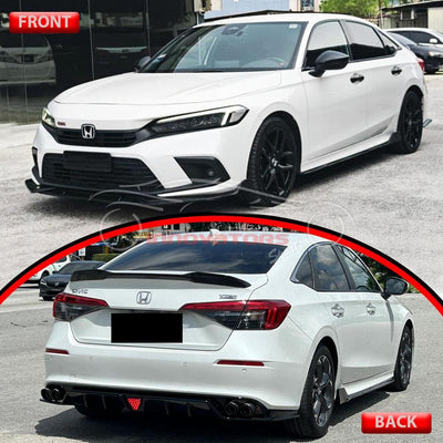 11th Gen Honda Civic Mugen Body Kit White Painted 2022-2025