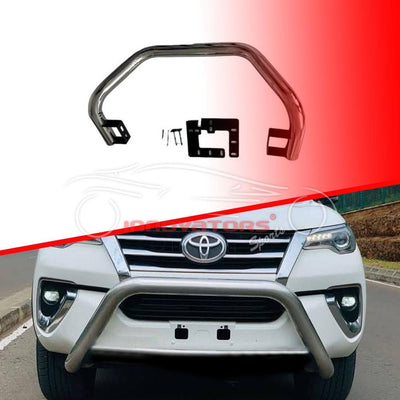 Toyota Fortuner Stainless Steel Safeguard Front Bumper Guard