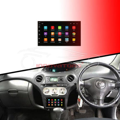 Toyota‬ ‪Vitz‬ Aftermarket Android LCD Black