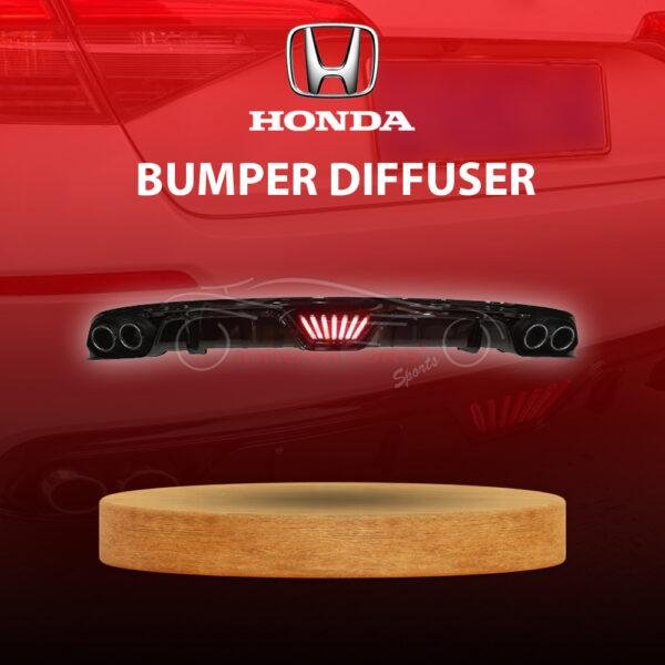 11th Generation Honda Civic Back Bumper Diffuser