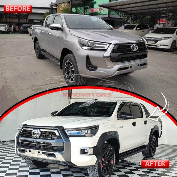 Toyota Hilux Revo 2021 To Rocco 2022 Facelift Kit Conversion Kit