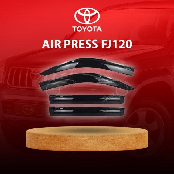 Toyota Prado FJ120 Window Visors Air Press 2002-2008