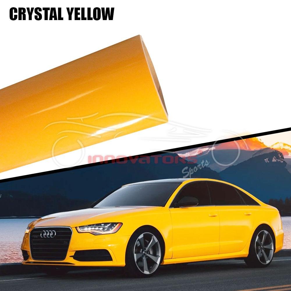 Best Quality Car Wrap Crystal Yellow Color PPF