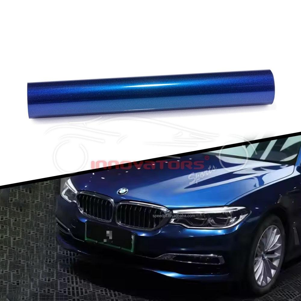Best Quality Car Wrap Metallic Shadow Blue Color PPF