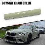 Car Wrap Crystal Khaki Green Color PPF Paint Protection Film