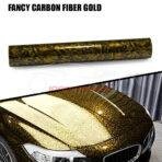 Car Wrap Fancy Carbon Fiber Gold PPF Paint Protection Film