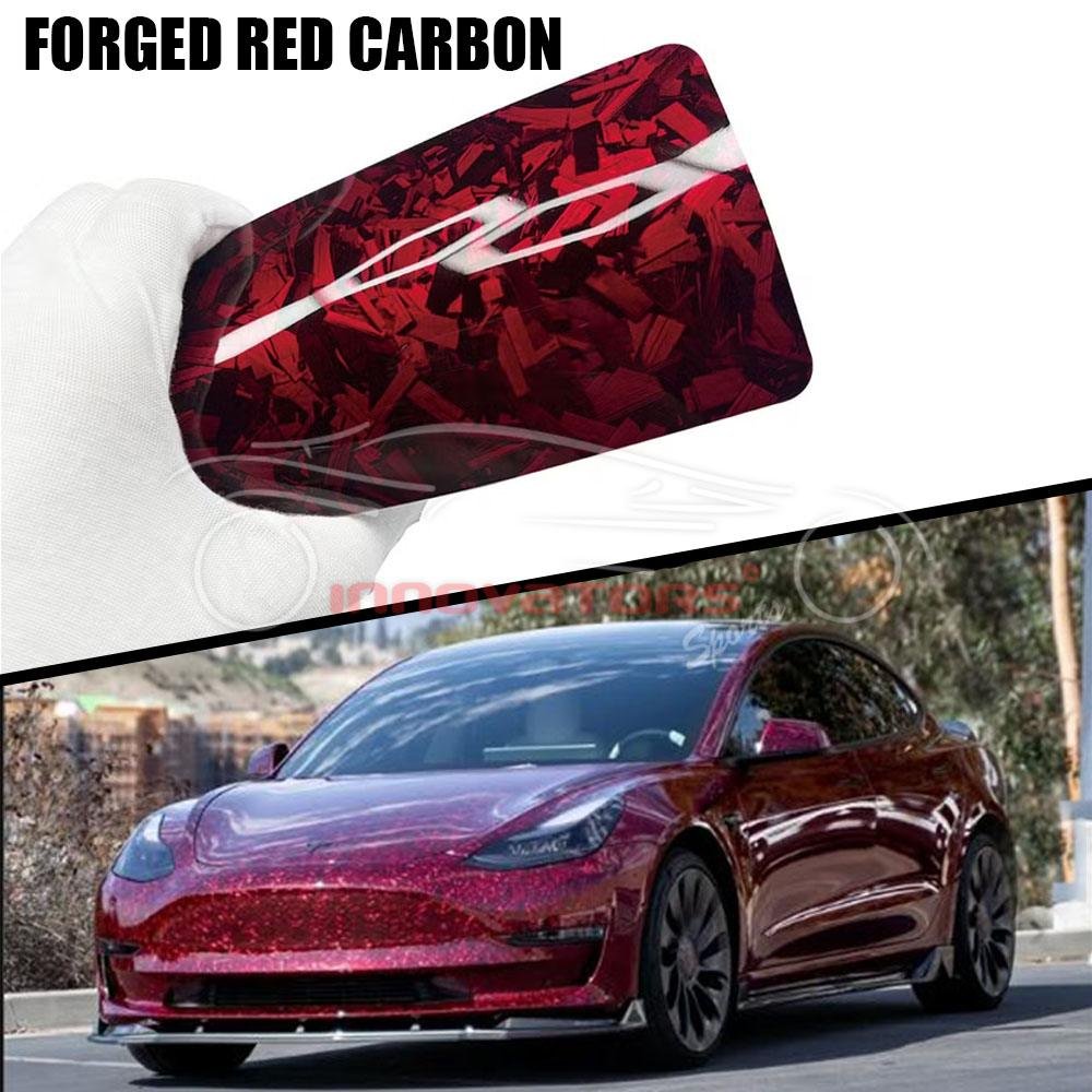 Car Wrap Forged Red Carbon PPF Paint Protection Film