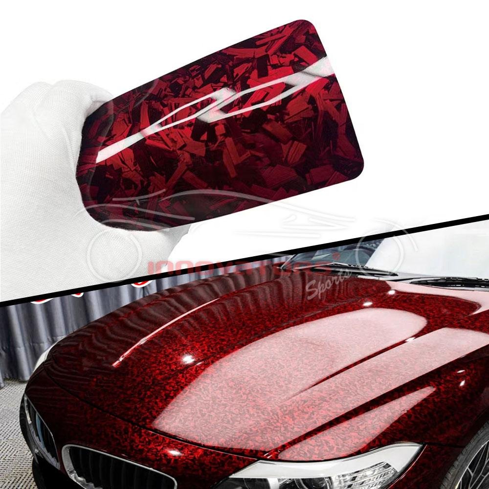 Car Wrap Forged Red Carbon PPF Paint Protection Film