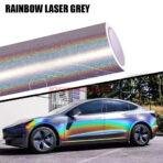 Car Wrap Rainbow Laser Grey PPF Paint Protection Film