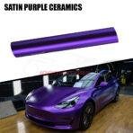 Car Wrap Satin Purple Ceramics PPF Paint Protection Film