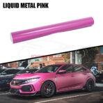 Color PPF Liquid Metal Pink Car Wrap Paint Protection Film