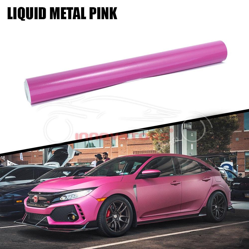 Color PPF Liquid Metal Pink Car Wrap Paint Protection Film