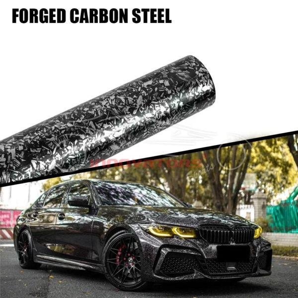 Forged Carbon Steel Black Silver PPF Paint Protection Film