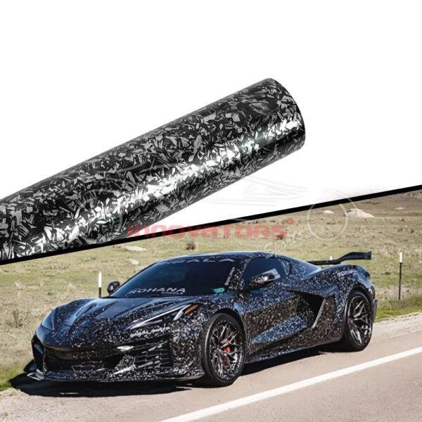 Forged Carbon Steel Black Silver PPF Paint Protection Film