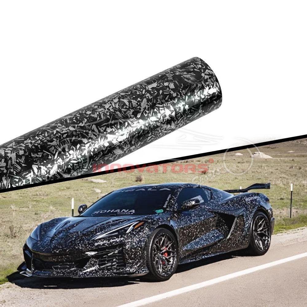Forged Carbon Steel Black Silver PPF Paint Protection Film