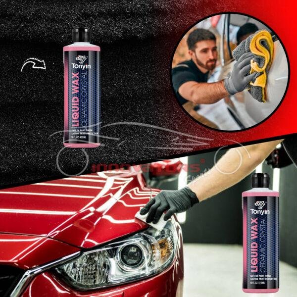 Tonyin Liquid Wax 473 ml Shine and Protection for Cars