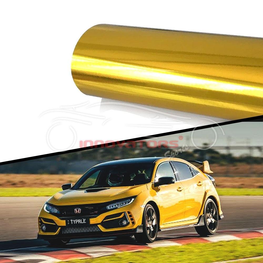Top Quality Car Wrap Gold Mirror Stretch PPF