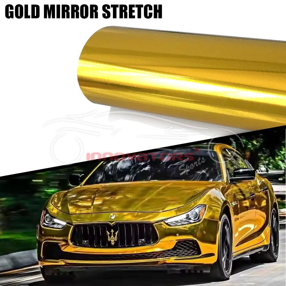 Top Quality Car Wrap Gold Mirror Stretch PPF