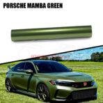 Top Quality Car Wrap Porsche Mamba Green PPF