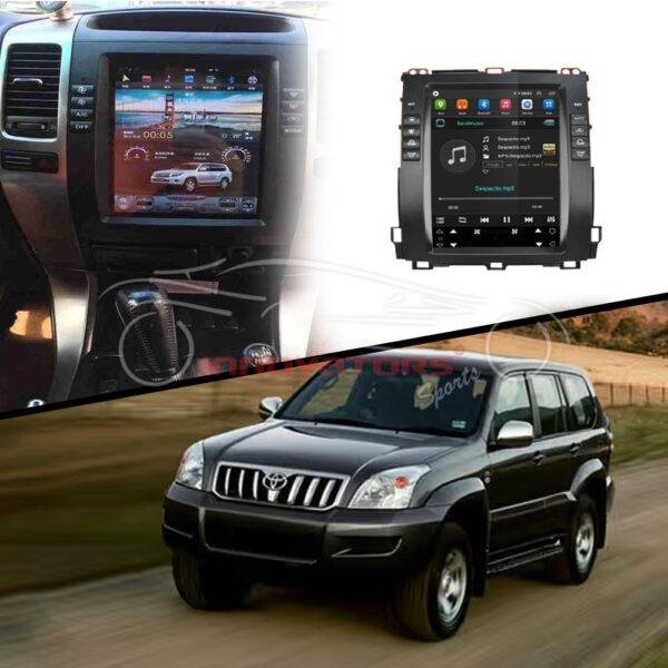 Toyota Prado Tesla LCD Black 11 Inches - Model 2002-2009 - IPS Display Multimedia System Android