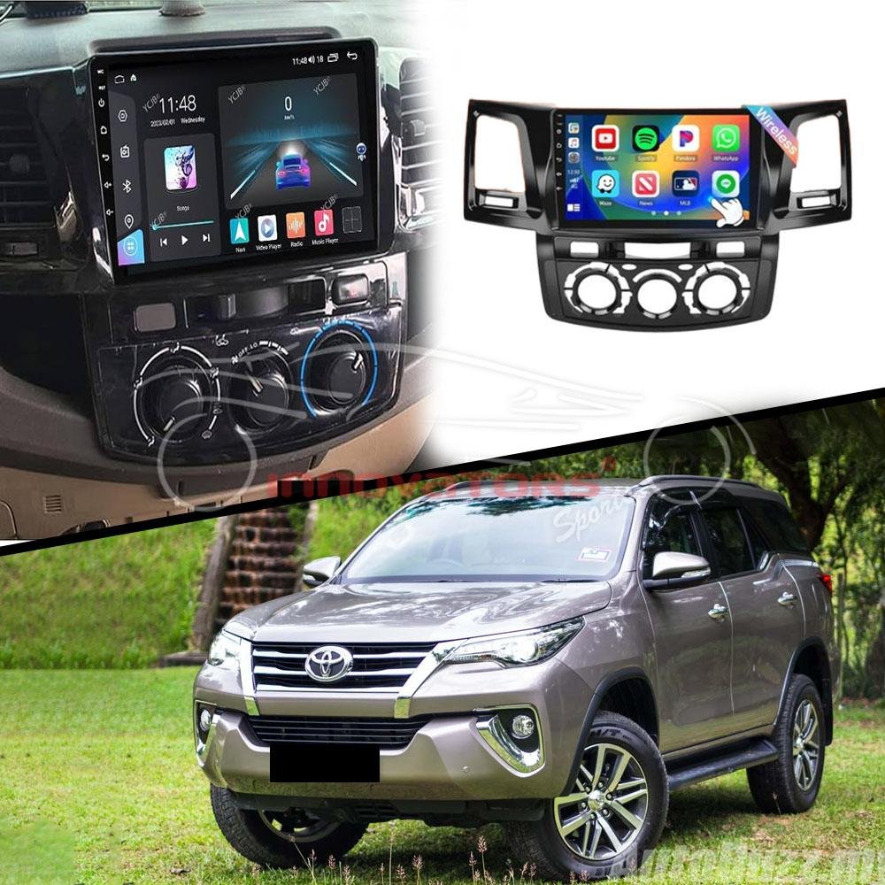 Toyota Fortuner Android LCD Black 10 Inches - Model 2013-2016