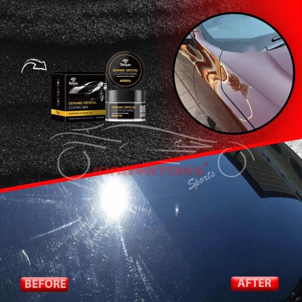 Advanced CERAMIC CRYSTAL COATING WAX (Black Car wax) 200g