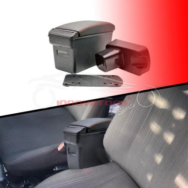 Suzuki Swift Armrest Console Box Black SF-1 Multi Stitched - Model 2008-2024