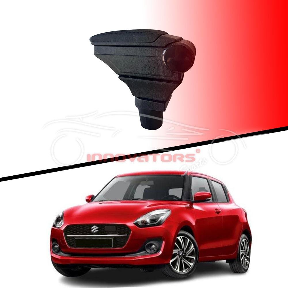 Suzuki Swift Wagon R Toyota Vitz Toyota Aqua Maximus Special Custom Fit Arm Rest In Cup Fitting Black Color - Applicable For