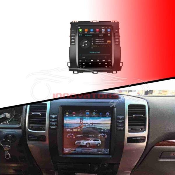 Toyota Prado Tesla LCD Black 11 Inches - Model 2002-2009 - IPS Display Multimedia System Android