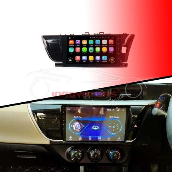 Toyota Corolla Android LCD Black 10 Inches - Model 2014-2017