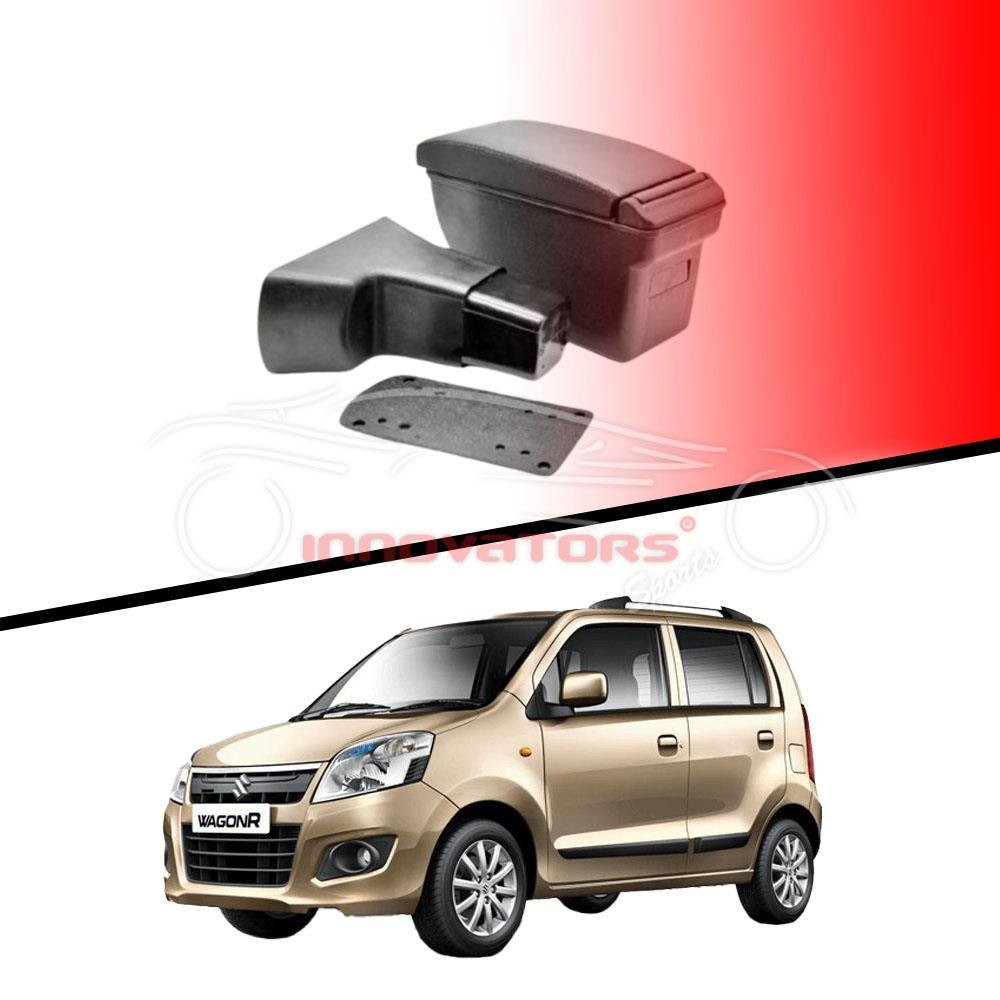 Suzuki Wagon R Armrest Console Box Black WG-1 - Model 2014-2024