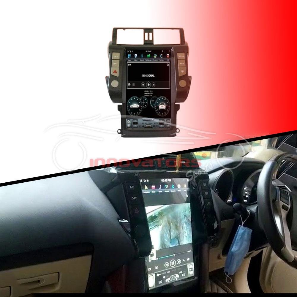 Toyota Prado Tesla LCD Black 13.6 Inches - Model 2014-2016 - IPS Display Multimedia System Android