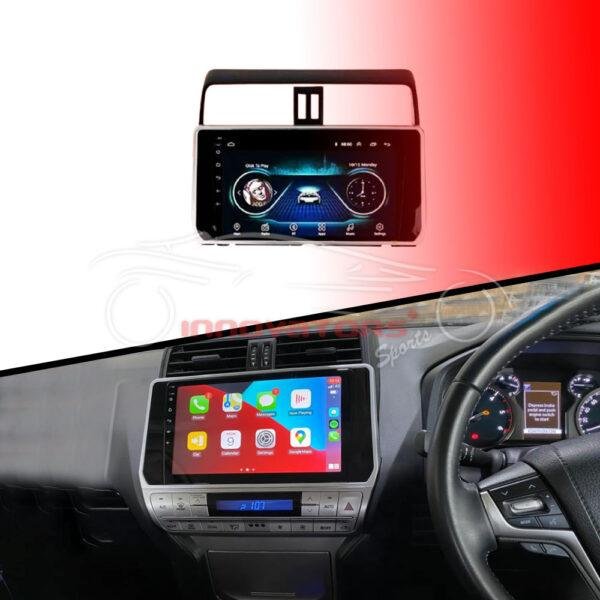 Toyota Prado Android LCD Black 10 Inches - Model 2018-2021