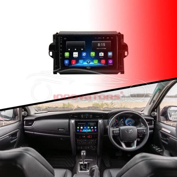 Toyota Fortuner Android LCD Black 9 Inches - Model 2016-2024