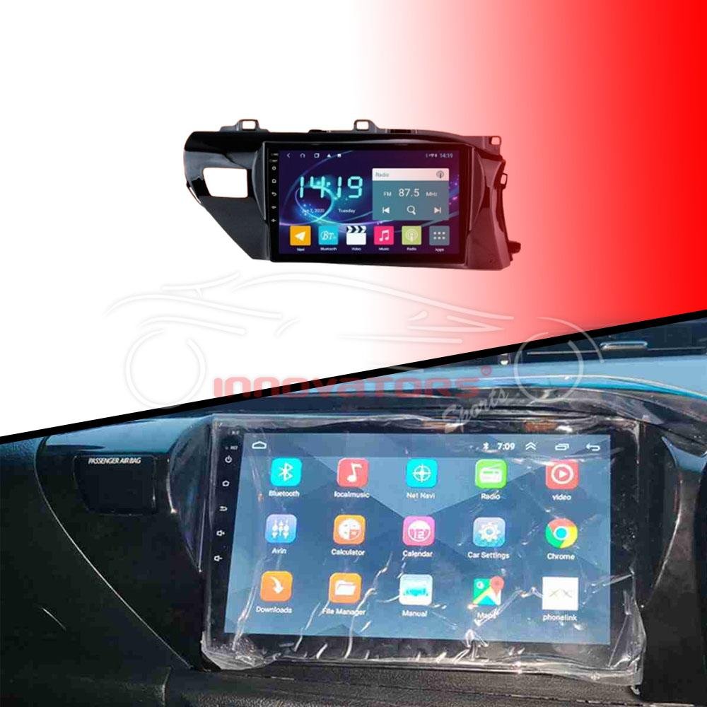 Toyota Hilux Revo Android LCD Black 10 Inches