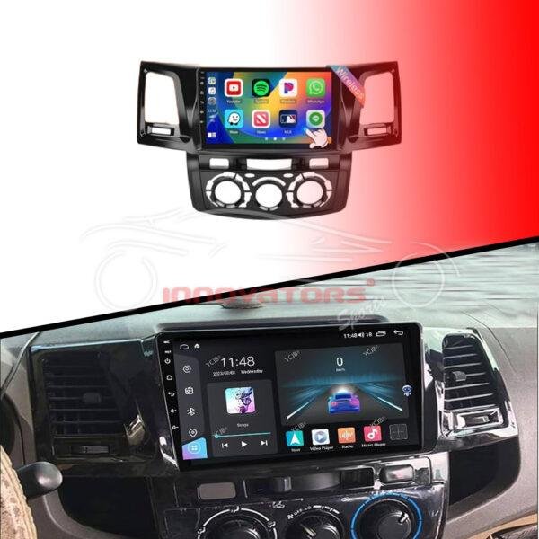 Toyota Fortuner Android LCD Black 10 Inches - Model 2013-2016