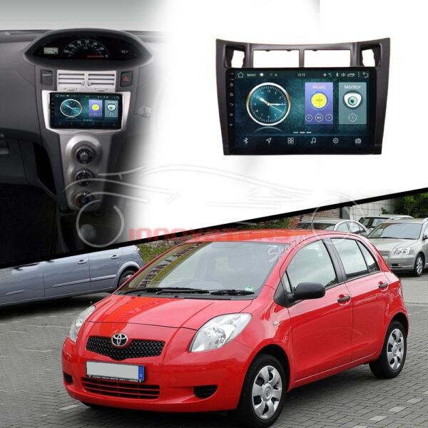 Toyota Vitz Android LCD Black 9 Inches - Model 2004-2011
