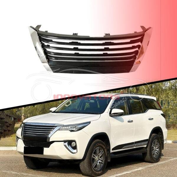 Toyota Fortuner Front Complete Chrome Grille - Model 2016-2021