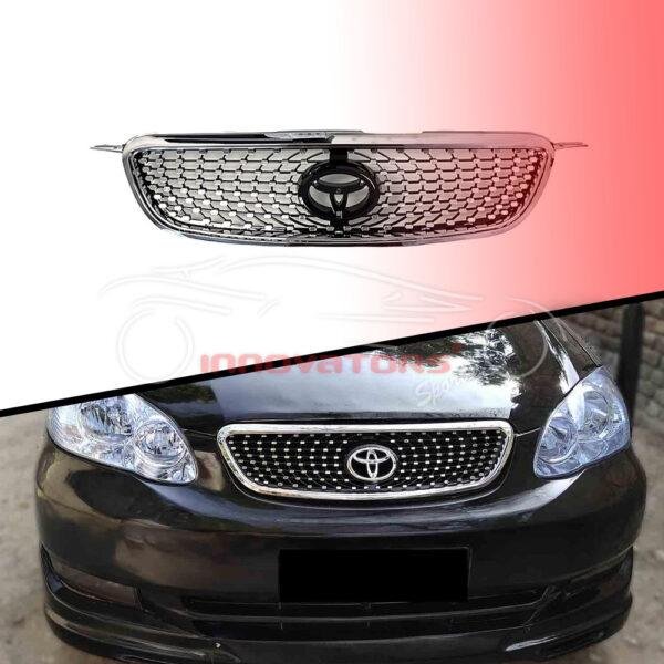 Toyota Corolla Front Sports Logo Grille - Model 2002-2008