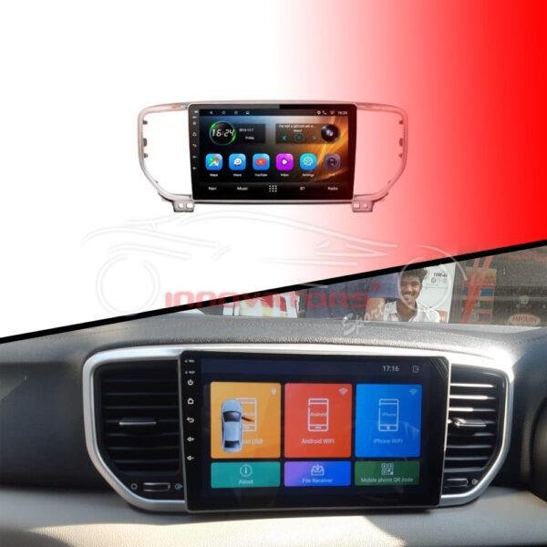 KIA Sportage Android LCD Silver 9 Inches - Model 2019-2024
