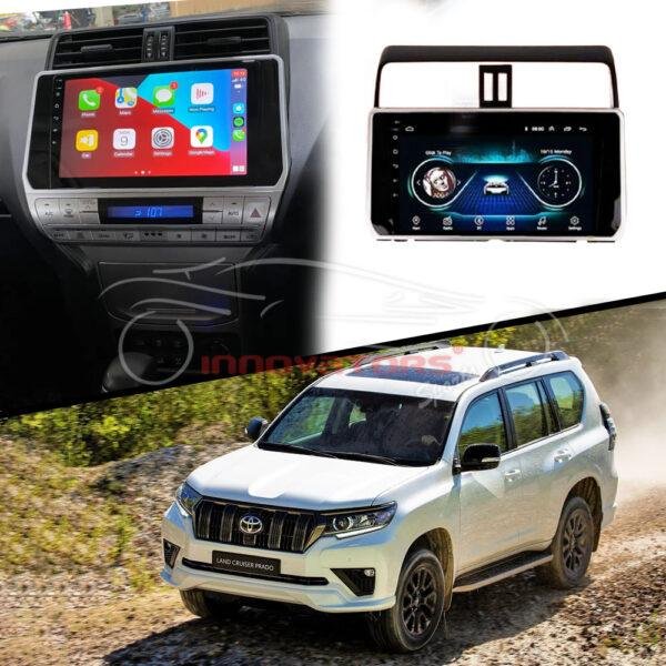 Toyota Prado Android LCD Black 10 Inches - Model 2018-2021
