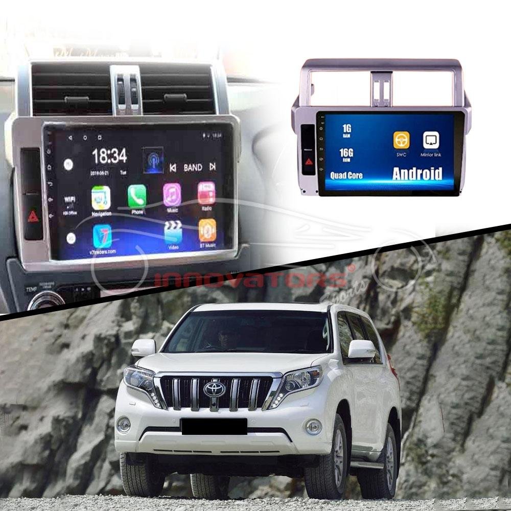 Toyota Prado Android LCD Silver 10 Inches - Model 2013-2017
