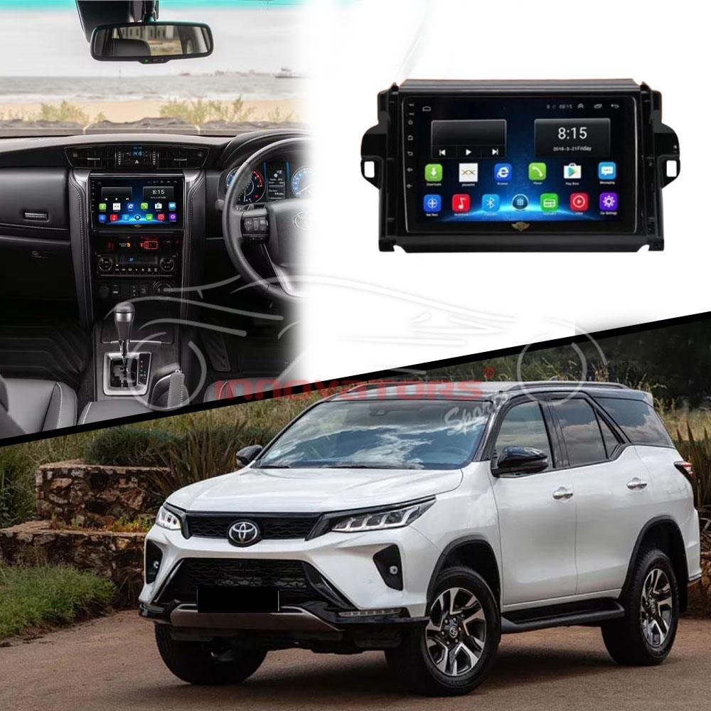 Toyota Fortuner Android LCD Black 9 Inches - Model 2016-2024