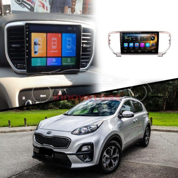 KIA Sportage Android LCD Silver 9 Inches - Model 2019-2024