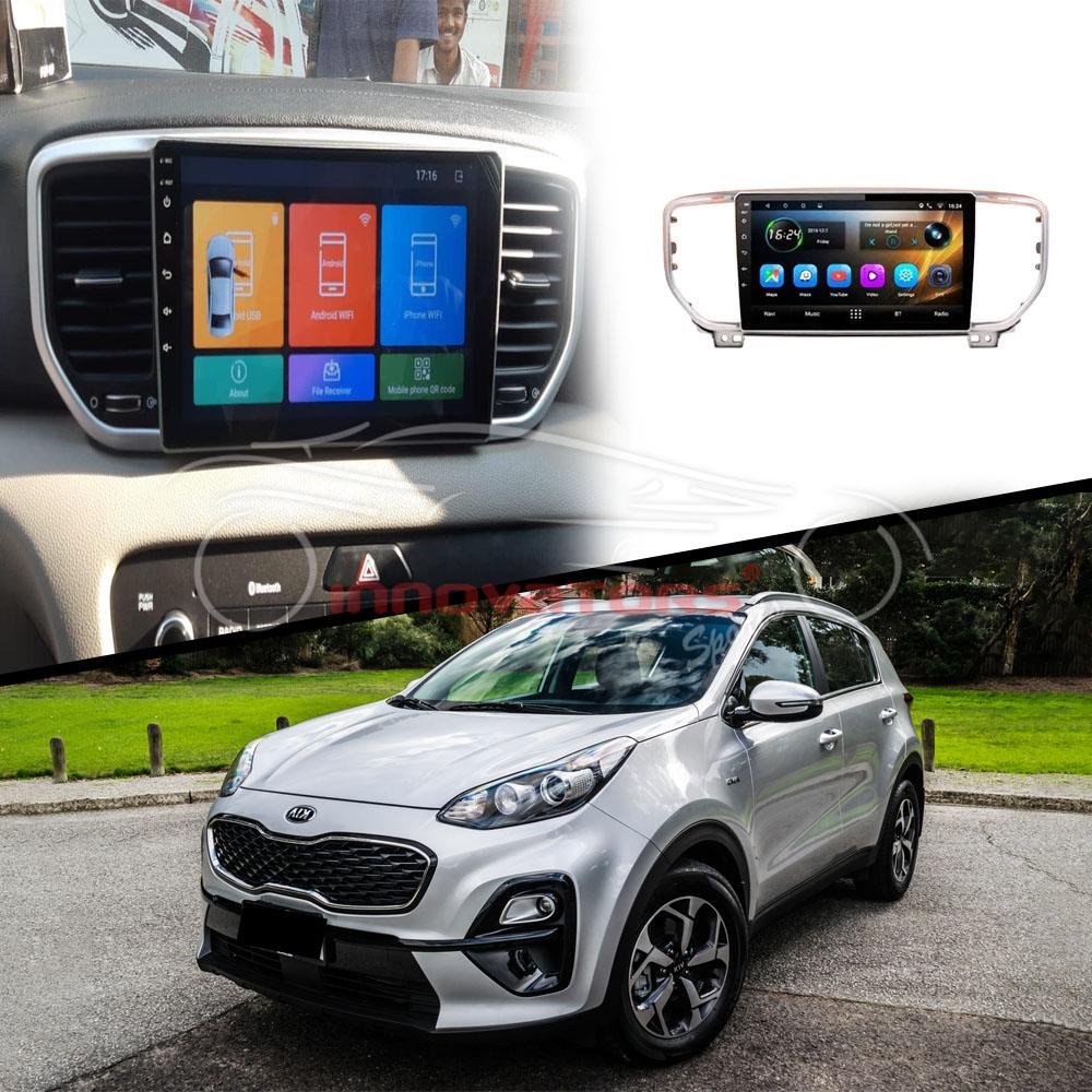 KIA Sportage Android LCD Silver 9 Inches - Model 2019-2024