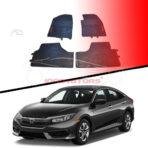 Honda Civic PVC Rubber Floor Mat Black 2016-2021