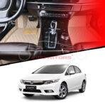 Honda Civic 7D Diamond Floor Mats Beige with Beige Stitch 2012-2015