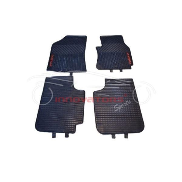 Toyota Corolla PVC Rubber Floor Mat Black 2016-2021